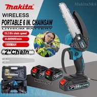 Mini Cordless 6 inch Chainsaw Heavy Type Original Makita Made in Japan High Power Saws with Battery 