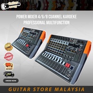 MIXER KUASA 2x400W EP4 / EP6 / EP8 – MIXER AUDIO PROFESIONAL MULTIFUNGSI