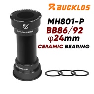 BUCKLOS Hollowtech Bottom Bracket for Shimano BB68 MTB Bottom Bracket Cycling Hollowtech Brackets