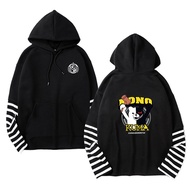 Anime Danganronpa Monokuma Cosplay Black and White Bear  Hoodies Autumn Men's and Women's Long Sleeve T-Shirt