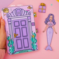 Mermaid House Baby book sticker book busy book quiet book drawing book book nook diy craft baby book