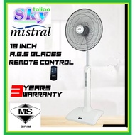 khind /mistral 18 remote living fan msf-1805