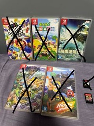（買1送1）Switch Mario 動森 蕯爾達 zelda ringfit snack world  overcooked splatoon
