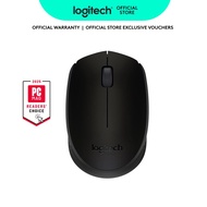 Logitech B170 Wireless Mouse 2.4 GHz with USB Nano Receiver Optical Tracking 12-Months Battery Life