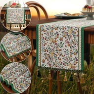 Table Mat Nordic Style Tablecloth Suitable for Home Festival Decoration Dining Table TV Cabinet Coff