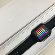 [減價] 99%新 Apple Watch Series 2 42mm 太空灰 連替換Apple Nike運動錶帶 + 米白色尼龍錶帶