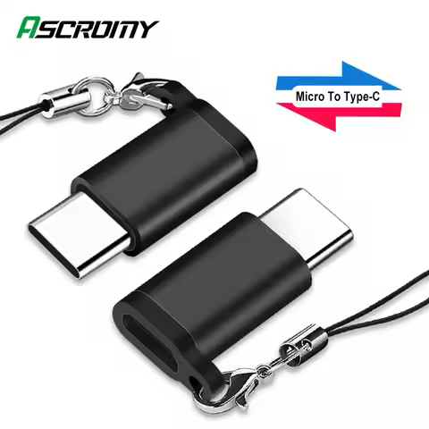 Micro USB to Type C OTG Adapter for Xiaomi Mi Note 10 Redmi Huawei P30 Honor Oneplus 7T One Plus 7 P