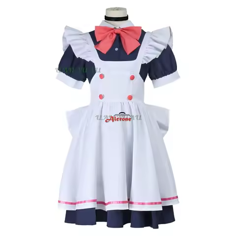 DAN DA DAN Ayase Momo Cosplay French Maid Dress Apron Woman Halloween Carnival Cosplay Ayase Momo Ou