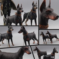 Animal Model Doberman 1/6 Model Soldier Accessories Scene ob Doll Biochemical Zombie Crisis Dog HF5W