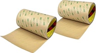 3M 467MP Adhesive Transfer Tape, Bonding & Laminating, Clear, 6 in x 5 yd, 2 Rolls, High-Strength Bo