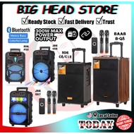 BAAB B-Q8/ NDR C8/C12/P55/P44/P66 TWS Wireless Bluetooth Portable HIFI Speaker Microphone/LED Light/