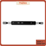 YUJINX Thread Plug Gauge, Black M5x0.8 Double Ends Thread Gauge, Durable Steel Material 6H Tolerance