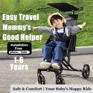 COD Baby Ultra lightweight Foldable strollers Kids Stroller Max 60kg 2.8kg frame oxford fabric