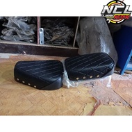 HONDA C70 C50 BLACK SEPARATED SEAT WITH DIAMOND MOTIF FUL SET C70 accessori