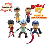 Boboiboy Galaxy Lightning Toy Boboboi Action Figure set Of 5