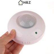 H&Z 1 Set AC110-240V Ceiling Mounted PIR Super Slim Motion Sensor Light Human Body Infrared Detector