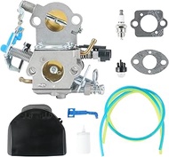 455 Rancher Carburetor for Husqvarna 455 Rancher 455 E 460 461 Gas Chainsaw, Carb with Tune-Up Kit R