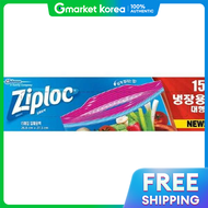 SC Johnson | Ziploc 610Szl46 Double Zipper Bag Large Refrigerator Use 15 Count Sc Johnson