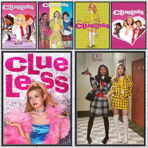 Romance Movies Clueless Poster HD Self Adhesive Waterproof Ideal for Home Office Dorm Bedroom Great 
