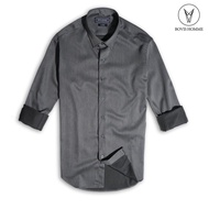 Bovis Homme men's shirt SD306 code, slim Form, bamboo material, thick fabric, sweat absorbent, anti-wrinkle