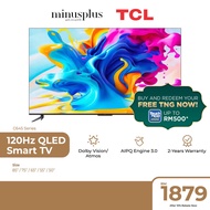 (TNG REDEEM) TCL AMD FreeSync Virtual:X HDR10+ Dolby Vision &amp; Atmos QLED Smart TV (50-85") - C645 Series