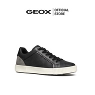 GEOX รองเท้าผ้าใบผู้หญิง รุ่น D BLOMIEE - BLACK/DK GREY FW24 (D466HCC0005F_F4BKGY)