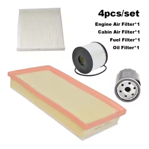 4pcs Filter Set For Saic MAXUS Deliver 9 2.0TDI-Diesel 2019-2023 V90 Engine Cabin A/C Fresh Air Fuel