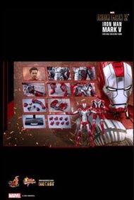 [新淨有盒，非再版，關節緊，長瞓盒] Hot Toys hottoys – MMS400D18 MMS 400D18 – 鋼鐵人2【鋼鐵人馬克5：合金版】Ironman Iron Man Mark V