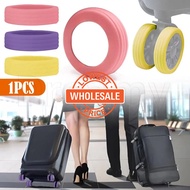 [Wholesale] Luggage Trolley Wheel Silent Rotating Protector Case / Universal Silicone Suitcase Wheel Protective Cover / Noise-reducing Soft Chair Foot Roller Sleeve