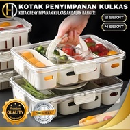 ONEL Refrigerator Container Storage Box Divider Food Container Fruit Vegetable Kitchen Spices