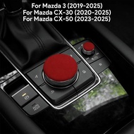 Top Suede Trim Sticker For Mazda 3 Axela 2019-2025 CX30 CX-30 2020-2025 CX50 CX-50 2023-2025 Car Cen