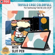 Casing Cover Tablet / Flip Case Samsung Tab S6 Lite Trifold Protective