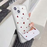 1 ชิ้น เคสโทรศัพท์ลายตัวอักษรและรูปหัวใจส่วนบุคคล เข้ากันได้กับ Apple 16/16 Plus/16 Pro/16 Pro Max/1