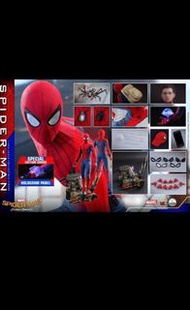 全新 啡盒未開 Hot Toys QS014 QS014B 蜘蛛俠 Spiderman Homecoming 1/4 Deluxe Set with Bonus parts Special Editi
