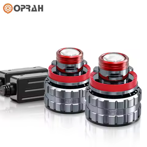 2pc H11 H7 Led Laser Lens 3570 27W Bulb 9005 H8 H9 Spotlight Car Accessories Front Fog Light Headlig