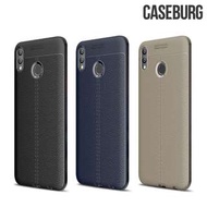 華為榮耀HUAWEI Honor 8X Max CASEBURG Urban Shield 耐磨皮紋手機軟殼1673A