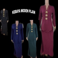 BAJU KEBAYA PLAIN MODEN