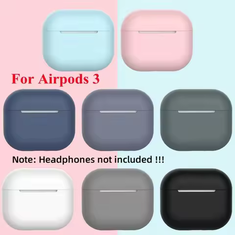 2026 Silicone Cover Case For apple Airpods 3 case sticker Bluetooth Case for airpod 3 For Air Pods 3