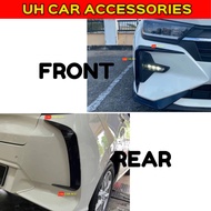 PERODUA AXIA 2023-2024 FRONT REAR BUMPER CANARD GLOSSY BLACK