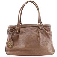 二手 Gucci Sukey 托特包 GG 296835，閃光皮革，意大利製造，粉紅色，單肩包/手提包，A4 尺寸，磁性，女款