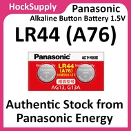 [2pcs] Panasonic LR44 A76 AG13 LR1154 357 Battery Alkaline Battery 1.5V [Authentic][FAST SHIP OUT]