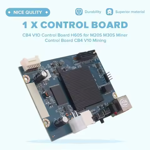 【New User】CB4 V10 Control Board H60S for Whatsminer M20S M30S Miner Control Board CB4 V10 Mining