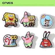 crocs charm jibbitz Hole Shoes Accessories SpongeBob SquarePants crocs Shoes Huazhibixing Shoe Buckl