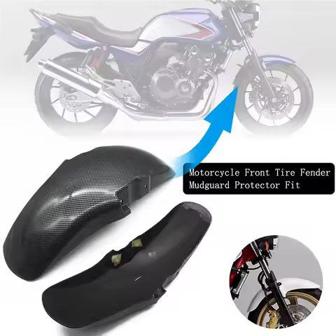 CB 400 Front Fender Front Tire Cover Fairing Carbon Fiber Mudguard Fit for Honda JADE VTR250 CB 1 CB