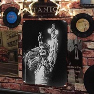 Vintage Ozzy Osbourne Metal Tin Sign 2D Metal Wall Art Poster Bar Decor 20x30cm