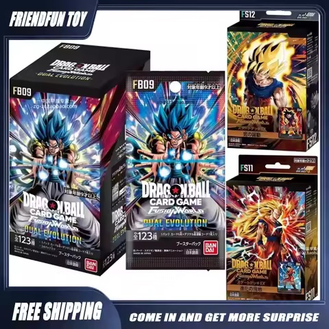 Genuine Bandai Dragon Ball Super Card Game FB09 Supplemental Pack DUAL EVOLUTION Collectable Trading