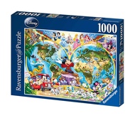 จิ๊กซอว์ Ravensburger - Disneys World Map  1000 piece (ของแท้ มีสินค้าพร้อมส่ง)