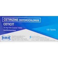CETIRIZINE CETICIT 10MG 100S