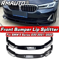 G30 Lip Car Front Bumper Splitter Spoiler Lip Diffuser Apron Bumper Guard Body Kit For BMW 5 Series 