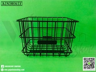 ตะกร้าหน้าเหลี่ยม(ทรงใหม่)สีดำ All New Super Cub C110  By Winsonshop